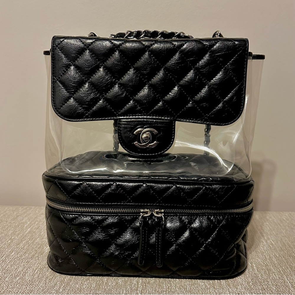 Chanel Black Aquarium Shoulder Bag